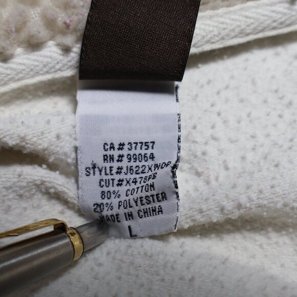 Billabong Vintage Style Zip Hoodie – Cream / Floral (Women’s L) - Picture 9 of 9